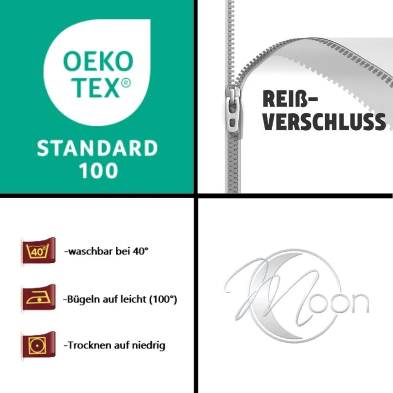 Wende Bettwäsche 135x200+80x80 Winter Cashmere Touch oder 2er Pack Kissenbezüge
