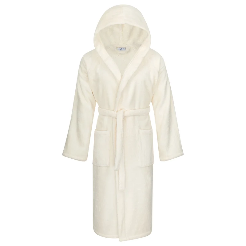 Floringo Bademantel mit Kapuze Mod. 602 Frottee Premium-Soft-Qualität Unisex