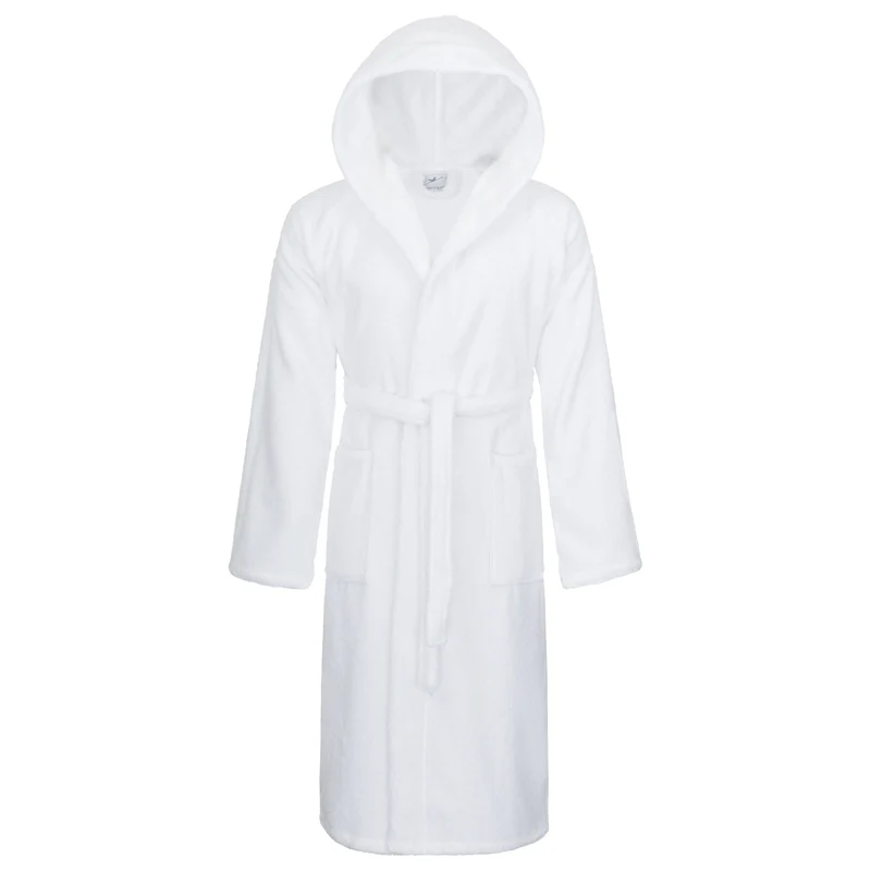 Floringo Bademantel mit Kapuze Mod. 602 Frottee Premium-Soft-Qualität Unisex