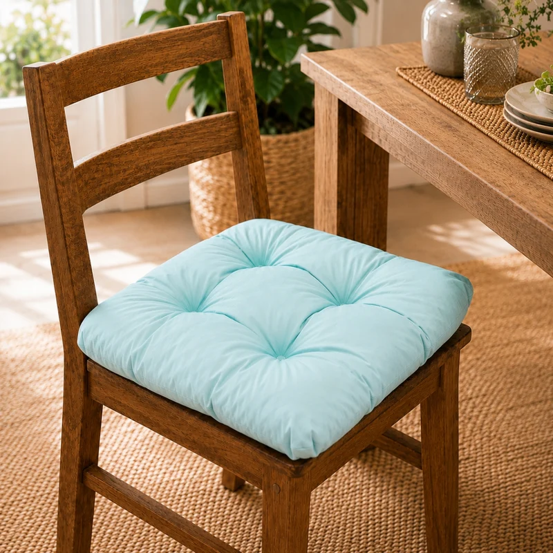 Sitzkissen Stuhlkissen ZITA 38x38x6 Sitzpolster