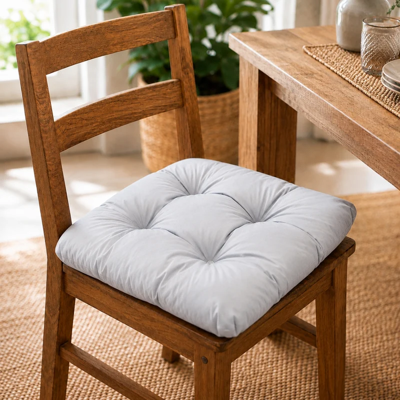 Sitzkissen Stuhlkissen ZITA 38x38x6 Sitzpolster