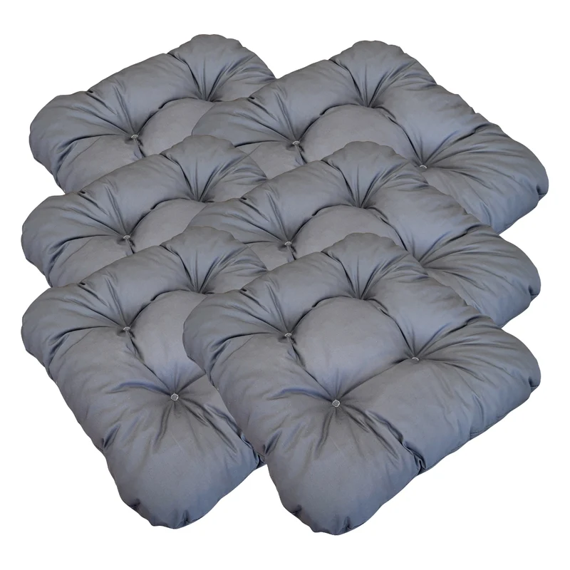 Sitzkissen Stuhlkissen ZITA 38x38x6 Sitzpolster