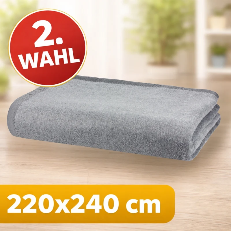 Moon Uni Kuscheldecke Baumwollmix 2. Wahl - versch. Größen und Farben