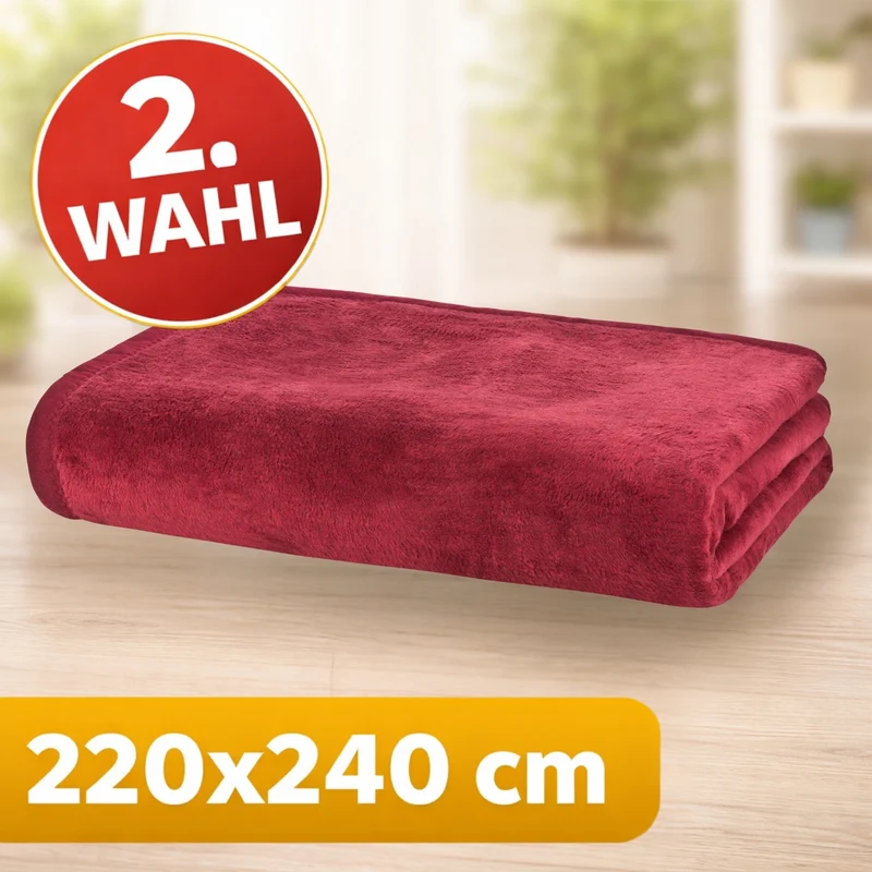 Moon Uni Kuscheldecke Baumwollmix 2. Wahl - versch. Größen und Farben