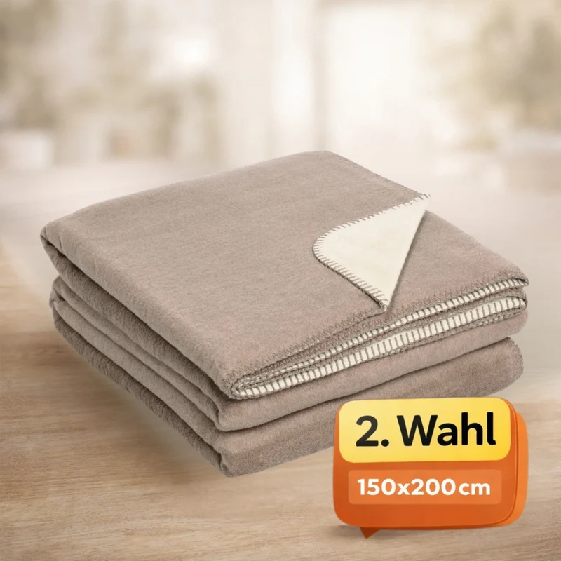 Moon Doubleface Kuscheldecke Baumwollmix 2.Wahl - 150x200 cm, 220x240 cm