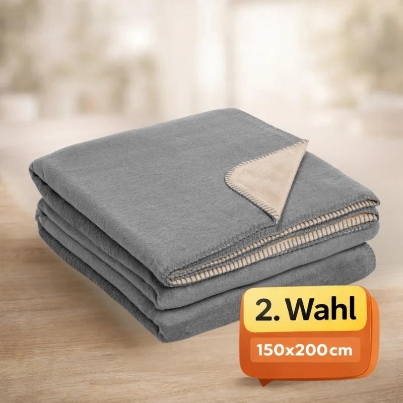 Moon Doubleface Kuscheldecke Baumwollmix 2.Wahl - 150x200 cm, 220x240 cm