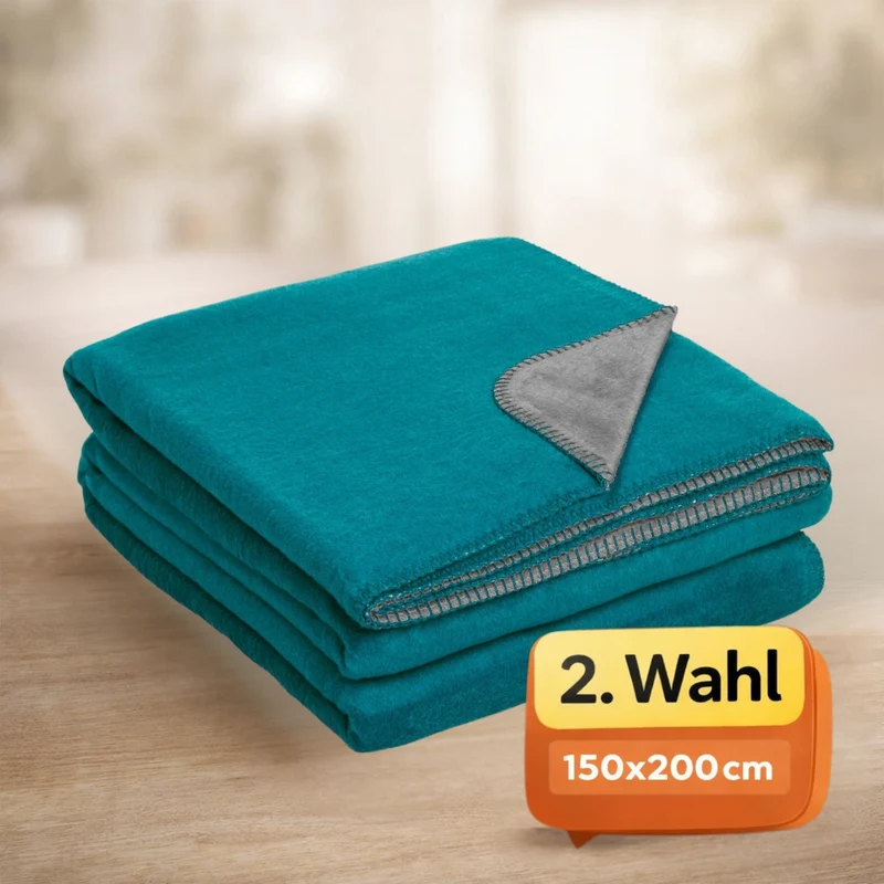 Moon Doubleface Kuscheldecke Baumwollmix 2.Wahl - 150x200 cm, 220x240 cm