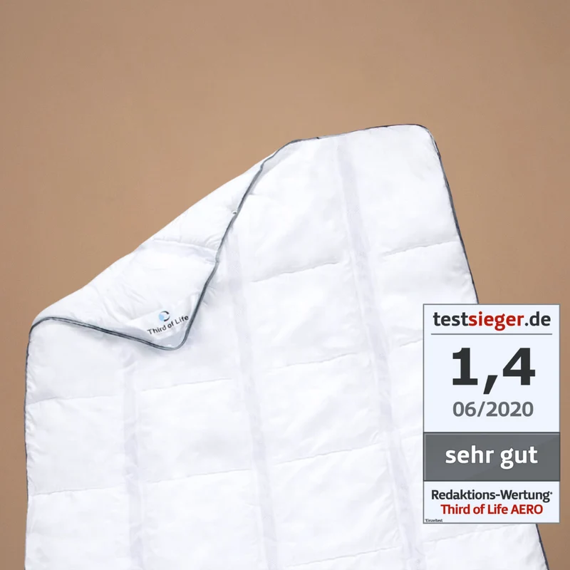 AERO ActiveClima Sommerdecke mit innovativer VentiFIll®-Technologie