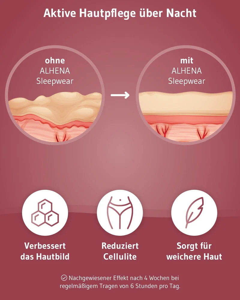 ALHENA Schlafleggings Caprihose Anti Cellulite Damen