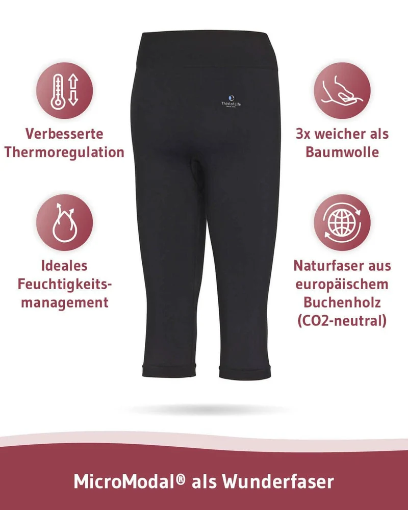 ALHENA Schlafleggings Caprihose Anti Cellulite Damen