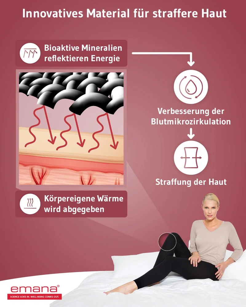 ALHENA Schlafleggings Caprihose Anti Cellulite Damen