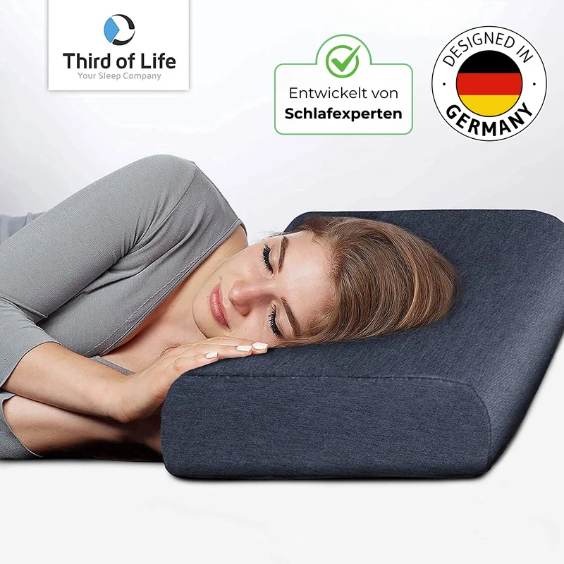 HADAR wave Nackenkissen mit Nackenwelle, höhenverstellbar aus Visco Schaum