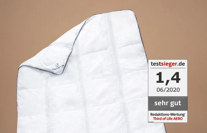 AERO ActiveClima Ganzjahresdecke mit innovativer VentiFill®-Technologie, einlagig (Mono-Decke)