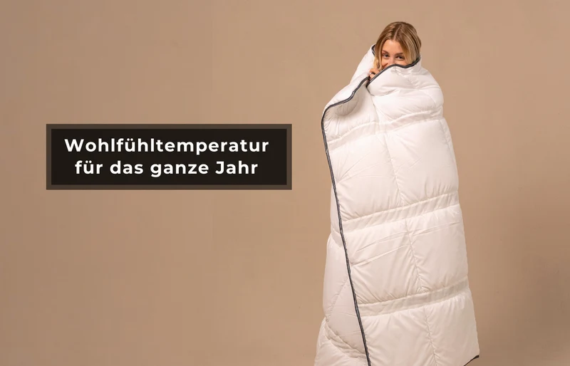 AERO ActiveClima Ganzjahresdecke mit innovativer VentiFill®-Technologie, einlagig (Mono-Decke)