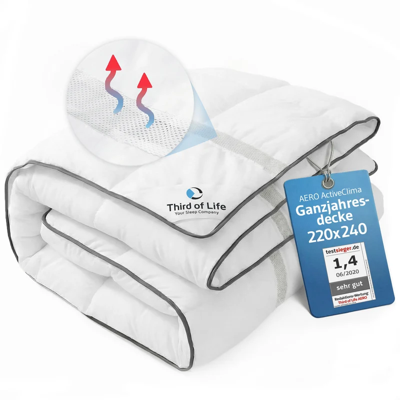 AERO ActiveClima Ganzjahresdecke mit innovativer VentiFill®-Technologie, einlagig (Mono-Decke)