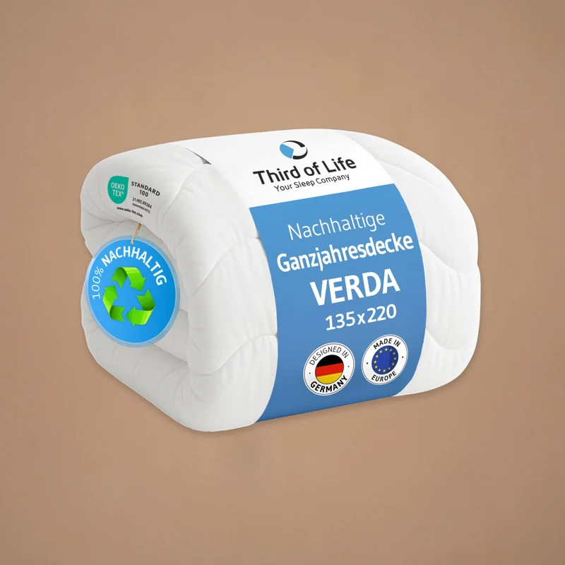 VERDA Ganzjahresdecke aus 100% recyceltem Material