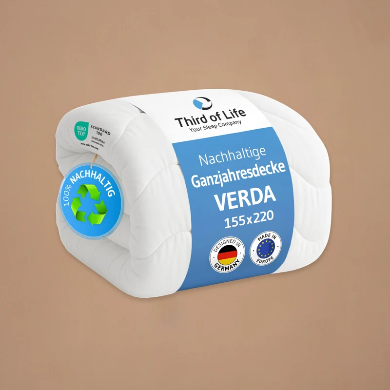 VERDA Ganzjahresdecke aus 100% recyceltem Material