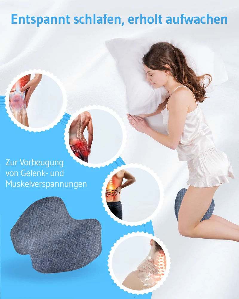 Kniekissen für Seitenschläfer QuickDry-Bezug
