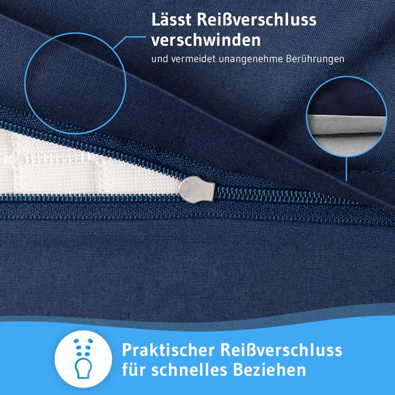 Renforce Bettwäsche NINO - 100% Baumwolle - STANDARD 100 by OEKO-TEX® – leicht & luftig