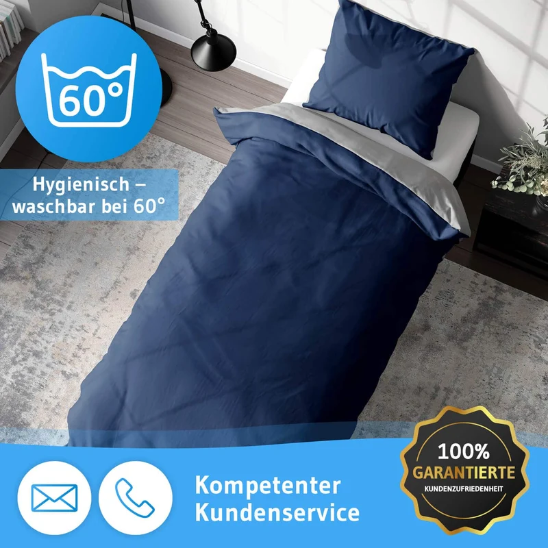 Renforce Bettwäsche NINO - 100% Baumwolle - STANDARD 100 by OEKO-TEX® – leicht & luftig