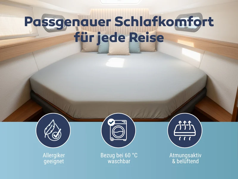 Matratzen nach Maß mit einer schrägen Seite
