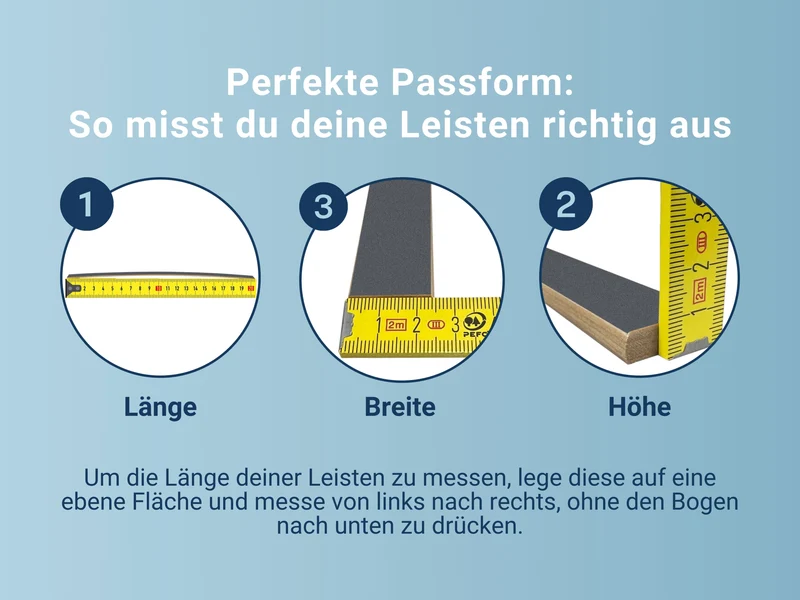 Betten-ABC Ersatz Federholzleisten 5er-Set