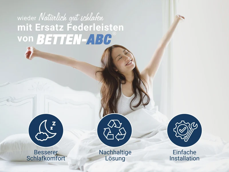 Betten-ABC Ersatz Federholzleisten 5er-Set