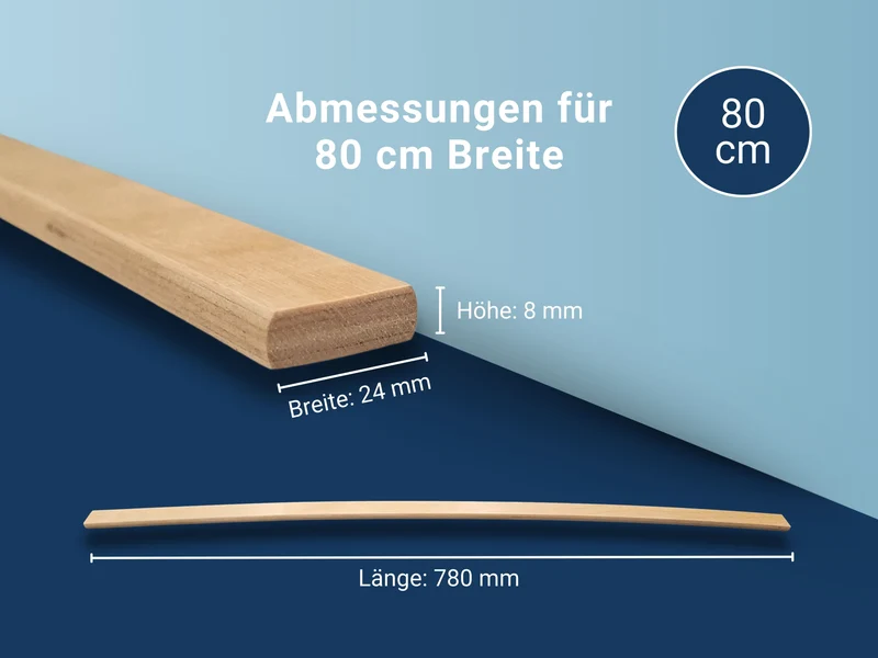 Betten-ABC Ersatz Federholzleisten 5er-Set