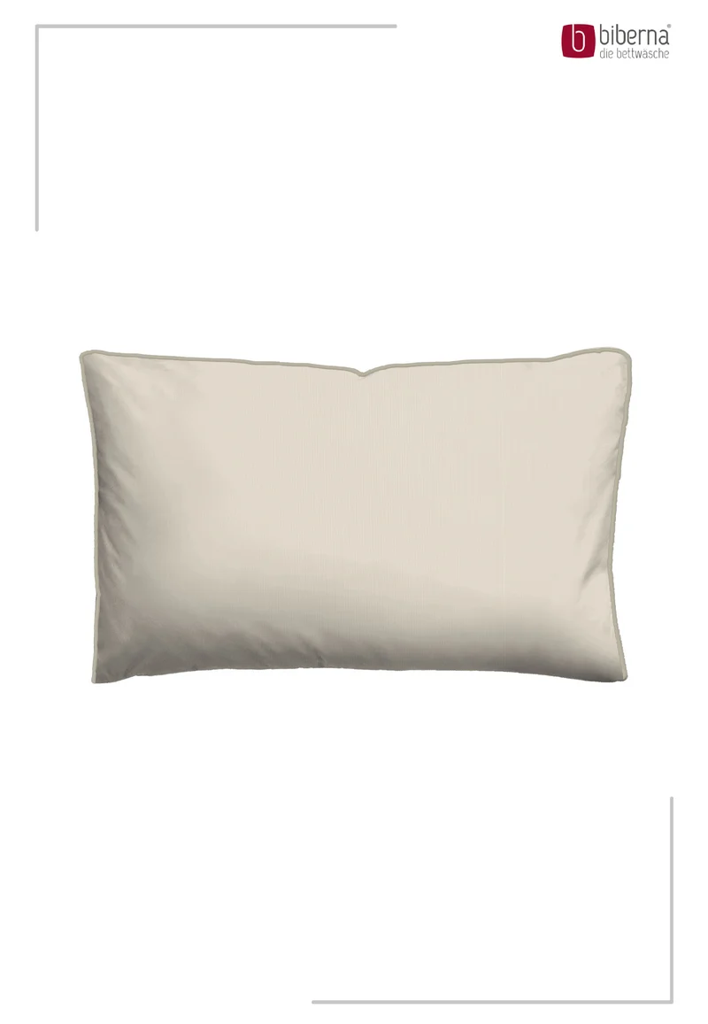 biberna Mako-Satin Kissenbezug 40x80 cm (0615211)