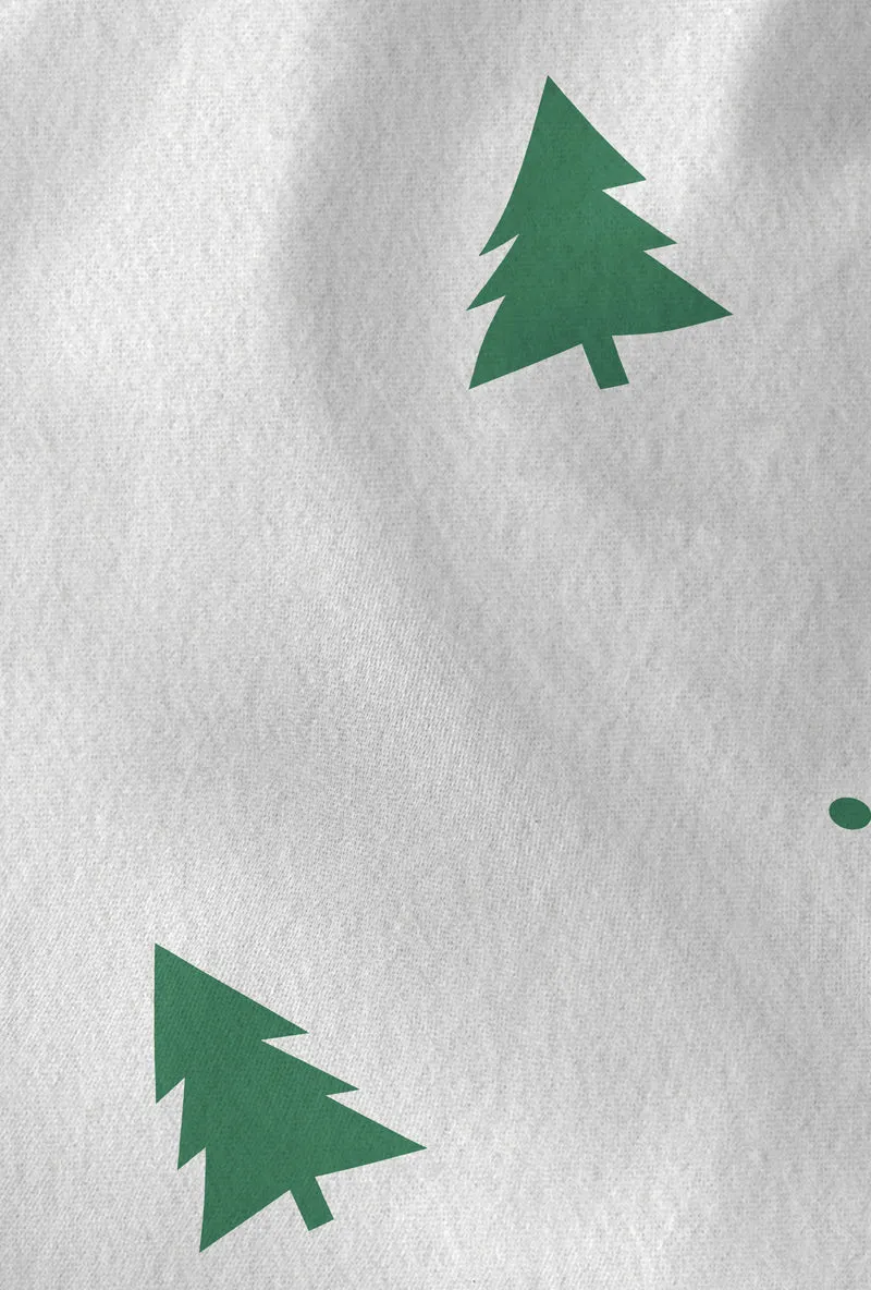Castell Feinbiber Bettwäsche Tannenbaum – Grau (0030986)