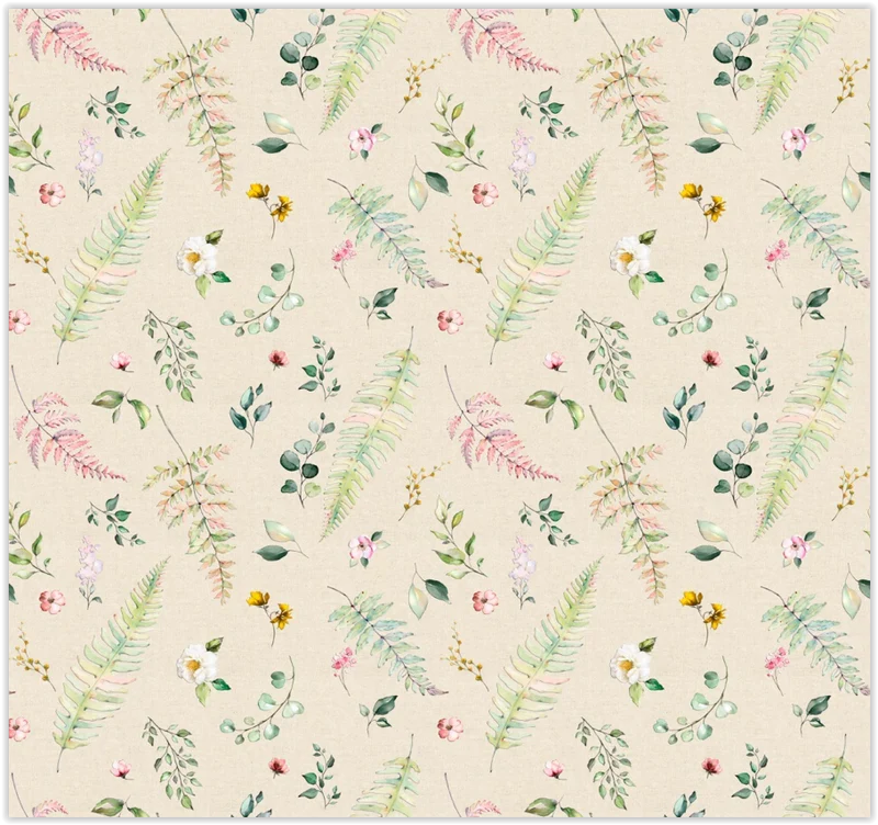 Tischdeckenstoff - Botanische Blume *Ab 50 cm