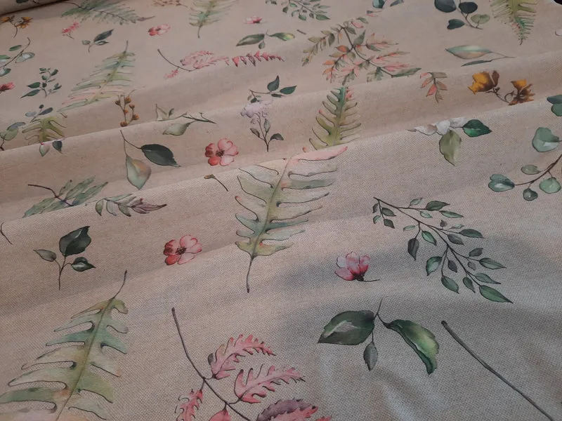 Tischdeckenstoff - Botanische Blume *Ab 50 cm