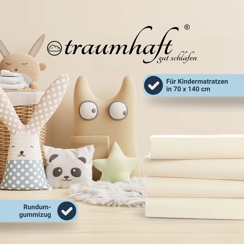 Traumhaft Kinder-Spannbetttuch