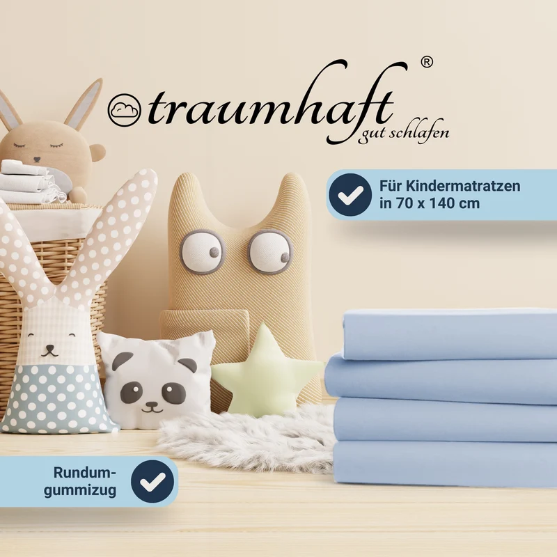 Traumhaft Kinder-Spannbetttuch