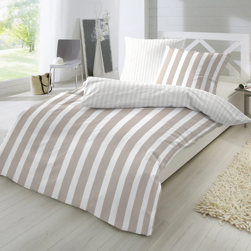 Traumhaft Perkal-Bettwäsche Stripes