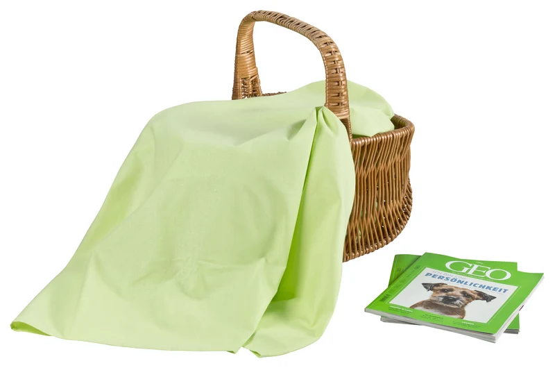Premium Betttuch / Bettlaken Elsterberg 150x250 ohne Gummizug 100% Baumwolle 140g/m²