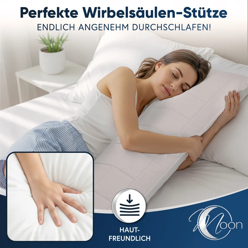 MOON Classic Seitenschläferkissen 100% Polyester