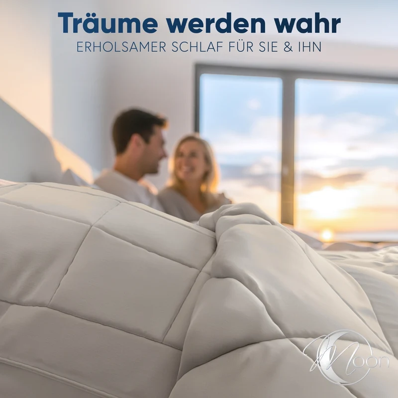 MOON Classic 4-Jahreszeiten-Bettdecke 100% Polyester