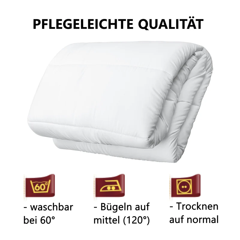 MOON - Steppbett Ganzjahresdecke mit Liniensteppung - ca. 135x200 cm