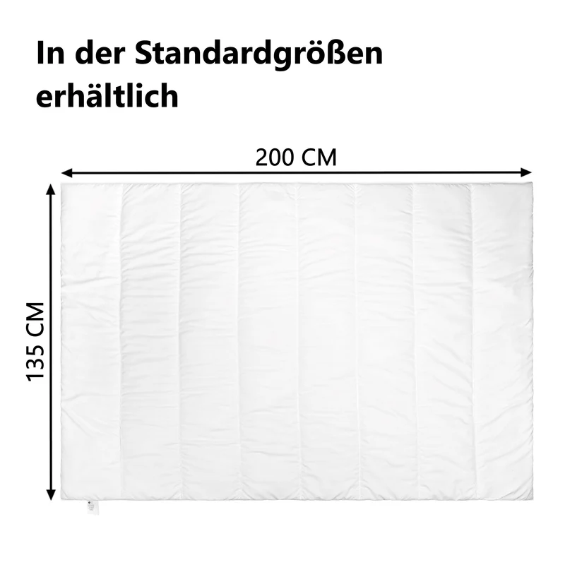 MOON - Steppbett Ganzjahresdecke mit Liniensteppung - ca. 135x200 cm
