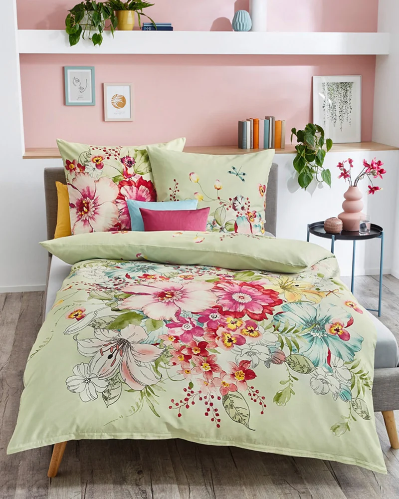 Kaeppel Mako Satin Bettwäsche 100% Baumwolle Abigail 135x200