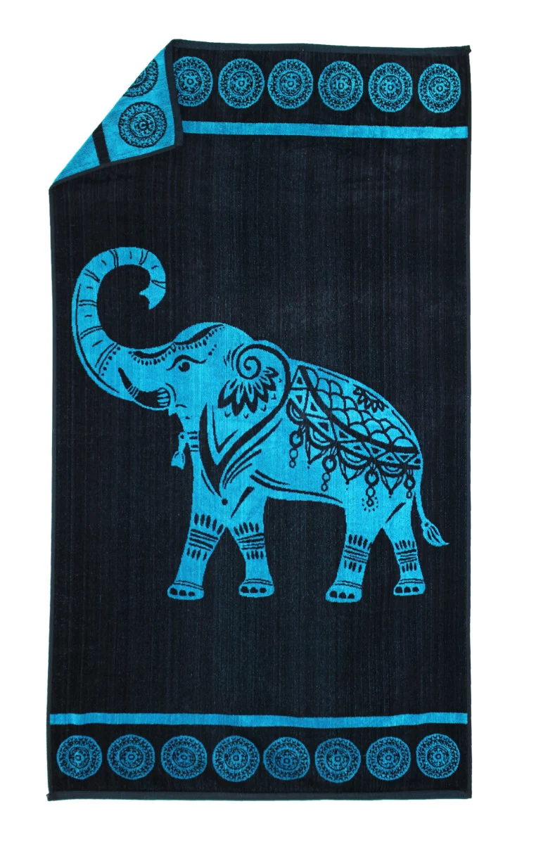 P.K. Collection Velours Strandtuch Strandhandtuch Wildlife 90x165 cm, Strandlaken in verschiedenen Designs