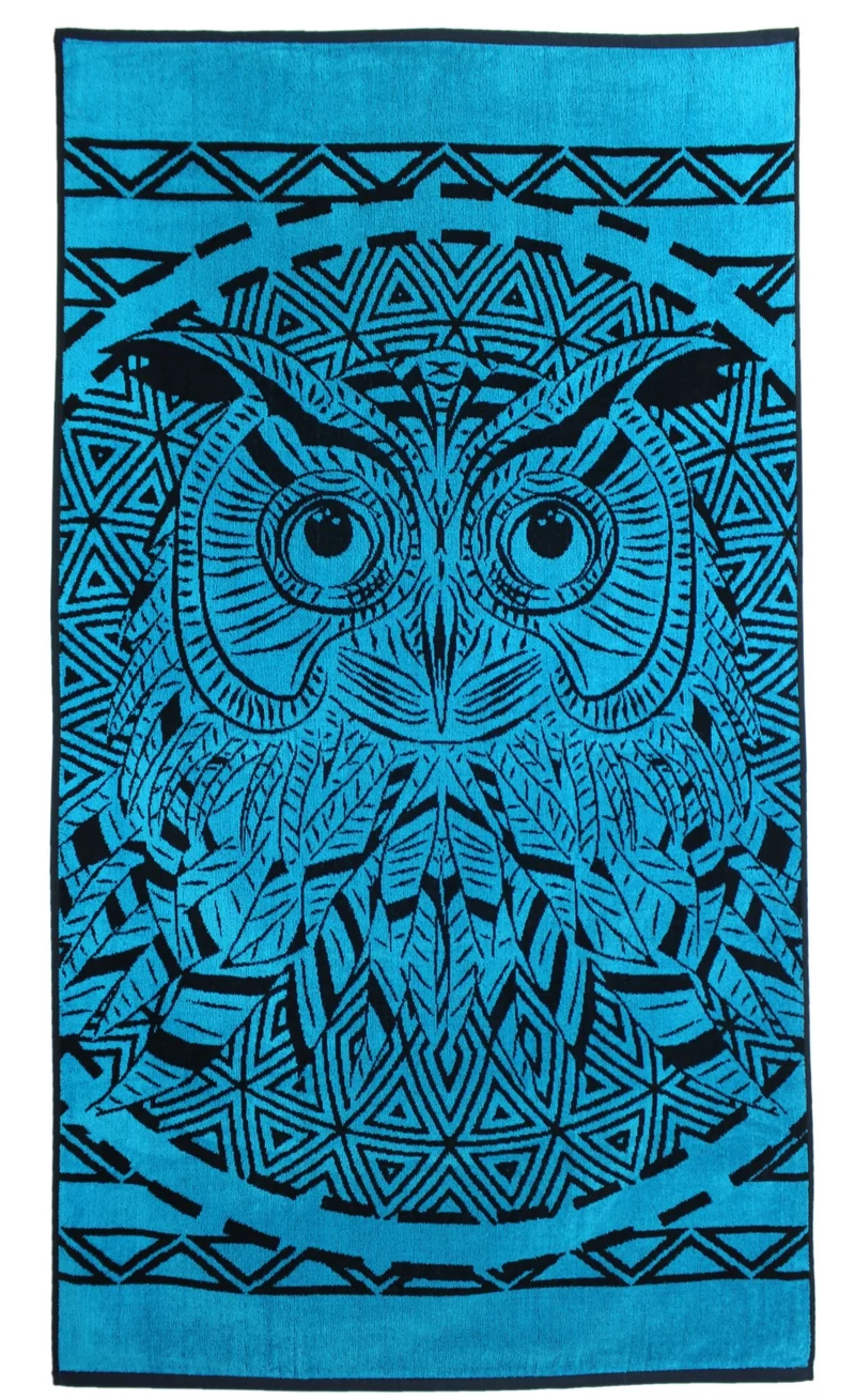 P.K. Collection Velours Strandtuch Strandhandtuch Wildlife 90x165 cm, Strandlaken in verschiedenen Designs