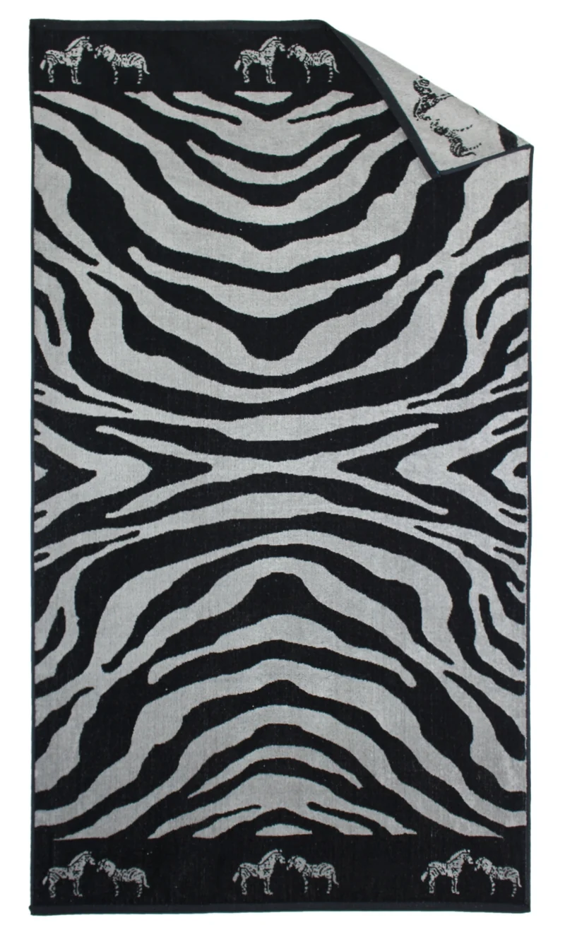P.K. Collection Velours Strandtuch Strandhandtuch Wildlife 90x165 cm, Strandlaken in verschiedenen Designs