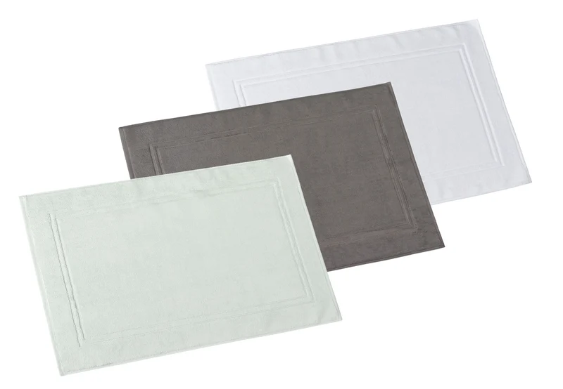2er Set P.K. Collection Business Badvorleger 1500g/m² 100% Baumwolle