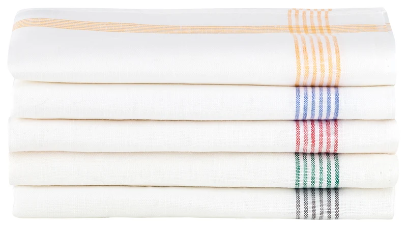 3er Pack Reinleinen Geschirrtücher Gläsertuch 100% Leinen 50x70 Rahmen 2-263 KRACHT