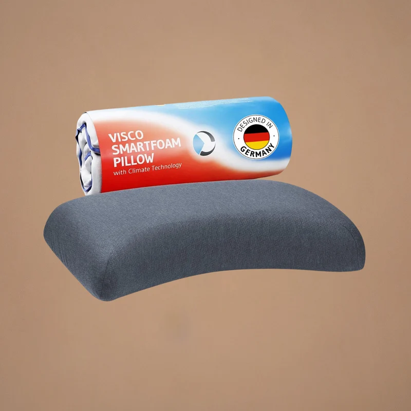 LUNA QuickDry Nackenstützkissen mit Schulterbogen, höhenverstellbar