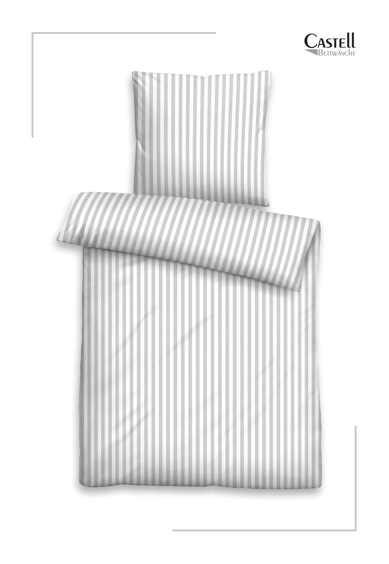 Castell Jersey Bettwäsche – Grau (0070731)