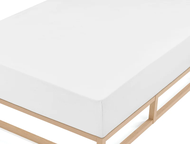 Sleep & Protect Stretchmolton Spannbetttuch – Weiss (0808421)