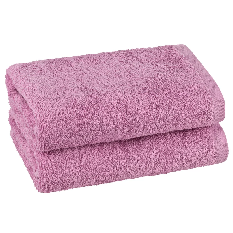 2er Set Handtuch 50x100 cm 100% Baumwolle ohne Bordüre ca. 480g/m² P.K.-Collection